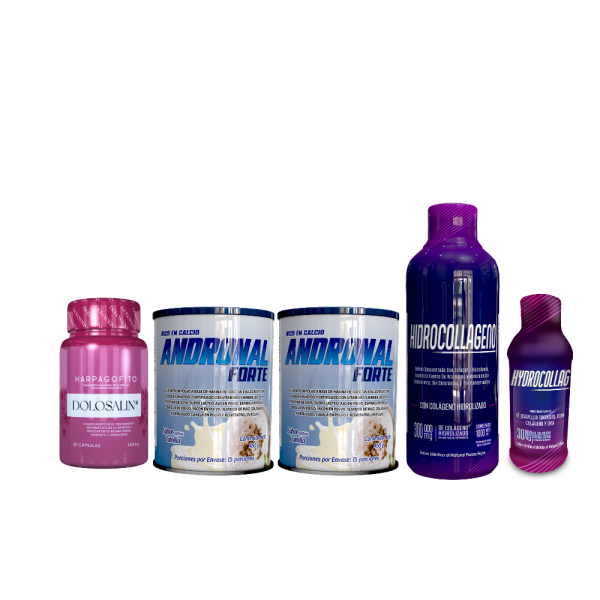1 Dolosalín + 2 Andronal Forte 450g + 1 Hidrocollageno litro + 1Hydrocollage 250ml